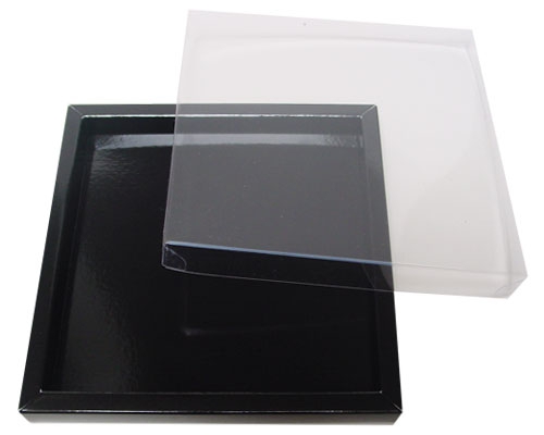 Windowbox 166x166x19mm noir laque