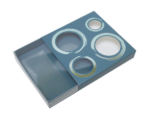 Windowbox 4 circle small 110x110x19mm sea blue 