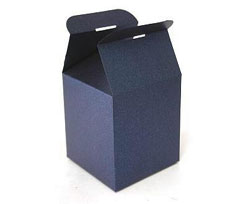 Cubebox handle large 125x125x125mm nightblue with goldcarton