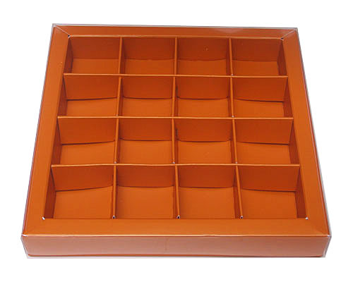 Windowbox 133x133x19mm 16 division sunset orange 