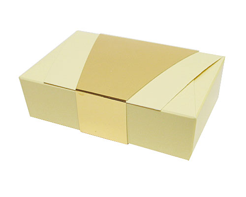 Ballotin enveloppe 142x90x35mm creme laque