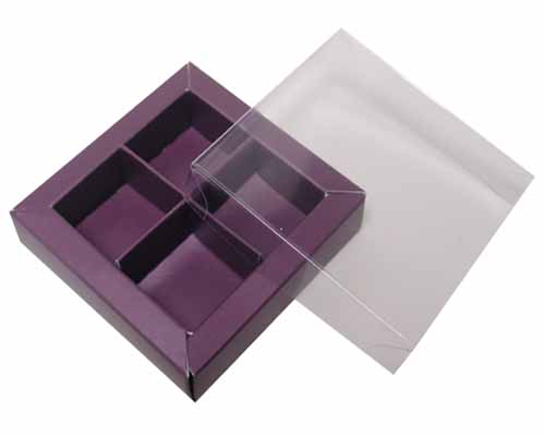 Windowbox 66x66x19mm 4 division fig 