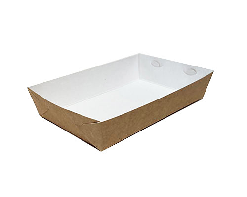 Dessert tray 100x75x35mm Kraft