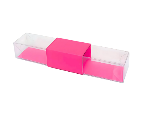 PVC L150xW30xH25mm fuchsia with sleeve