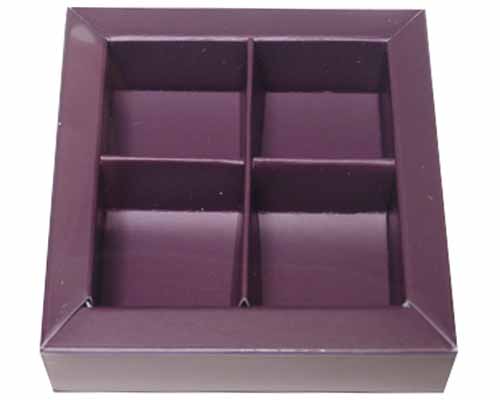 Windowbox 66x66x19mm 4 division fig 
