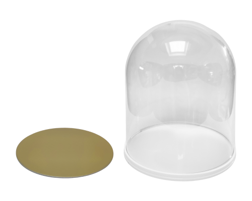 Dome large D200xH230mm white almond