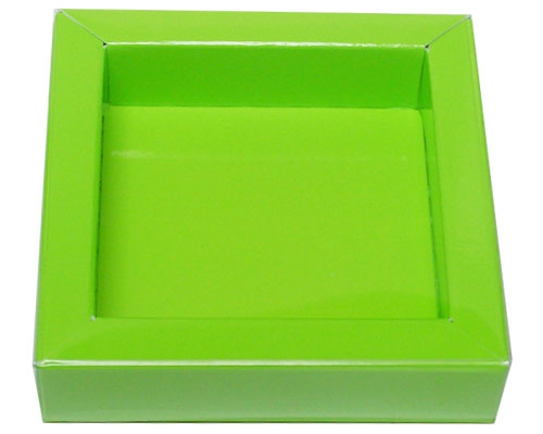 Windowbox 66x66x19mm vert pomme laqué