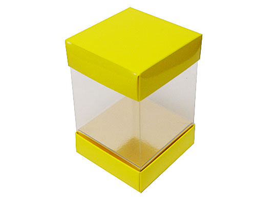 Skylinebox L100xW100xH140mm exterior Jaune Laqué