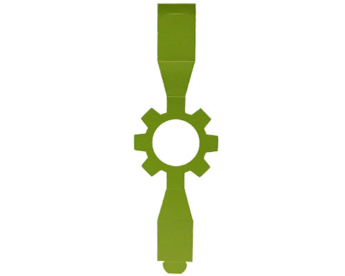 Sleeve cog-wheel kiwi green for sleeve-me box  