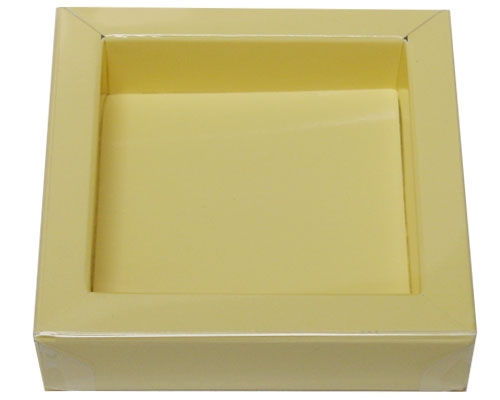 Windowbox 66x66x19mm crème laqué