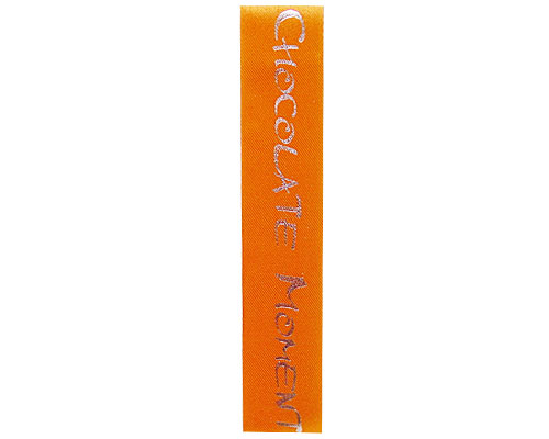 Ribanbel Chocolate Moment orange/silver