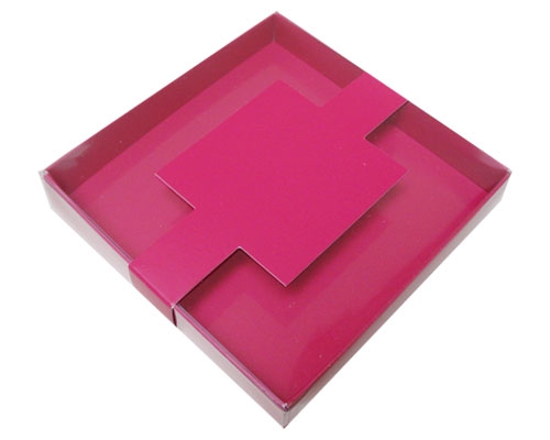 Windowbox carre small with sleeve 110x110x19mm dahlia