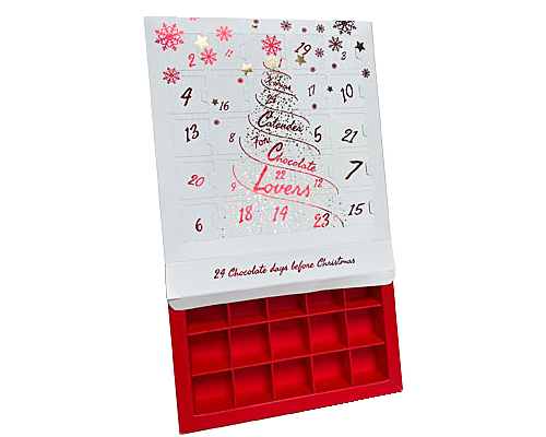 Pralinenschachtel Adventscalender