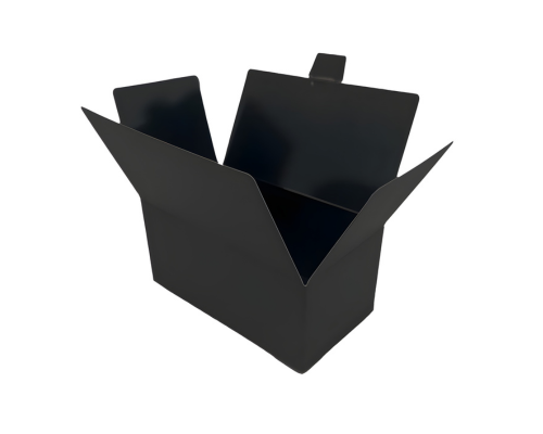 Ballotin with side closing, 125 gr. black