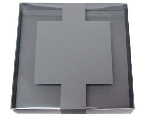 Windowbox carre large with sleeve 140x140x19mm warmgrey