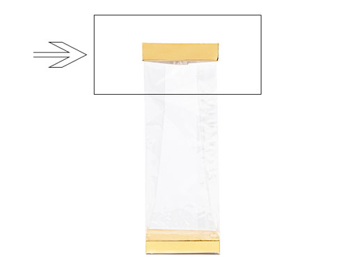 Arosa clip 100mm shiny gold