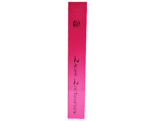 DoubleFaceSatin ZaligeZoetigheden Fuchsia/Black