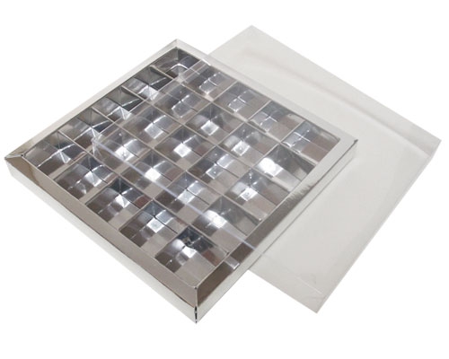 Windowbox 166x166x19mm 25 division silvershine