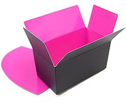 Ballotin, 500gr. Duo Paris black-fuchsia