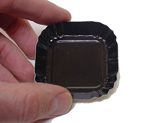 Bordje square 55x55mm black