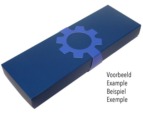 Sleeve-me box without sleeve 280x93x30mm interior blueberry blue 