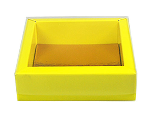 Windowbox 90x90x30mm interior jaune laque