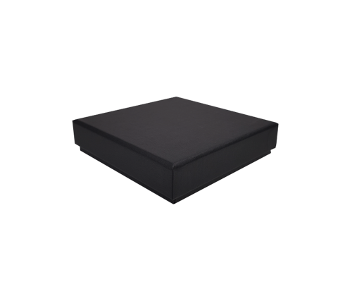 Royal box L109xW109xH24 black seashell
