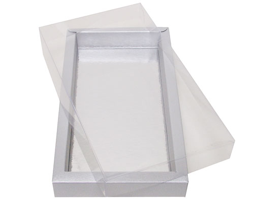 Windowbox 185x95x24mm silvertin 
