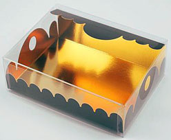 box Marquis rectangular large chocolat laque