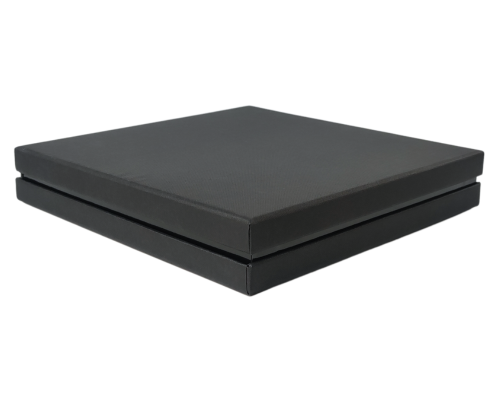 Portofino box L204xW204xH31mm + compartments black fig