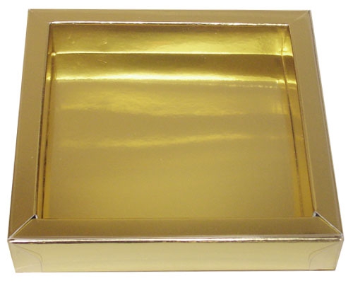 Windowbox 100x100x19mm goldshine