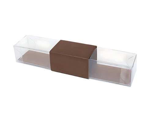 PVC L150xW30xH25mm brown with sleeve