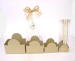 halfmoon tray goldbeige L120xW70xH90mm