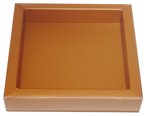 Windowbox 100x100x19mm hazelnut