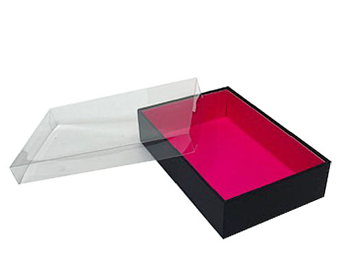 Biscuitbox medium L170xW110xH40mm black fuchsia