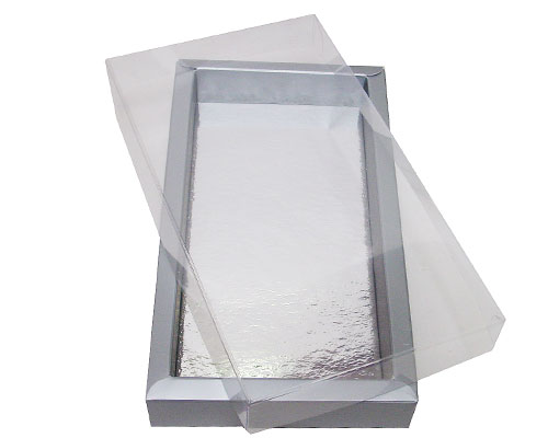 Windowbox 185x95x24mm mat silver