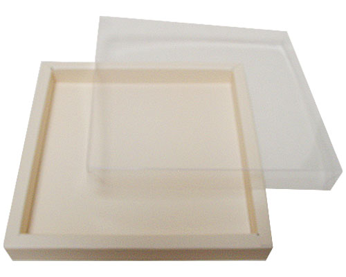 Windowbox 166x166x19mm seashell 