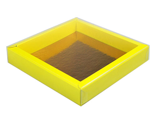 Windowbox 126x126x24mm jaune laque