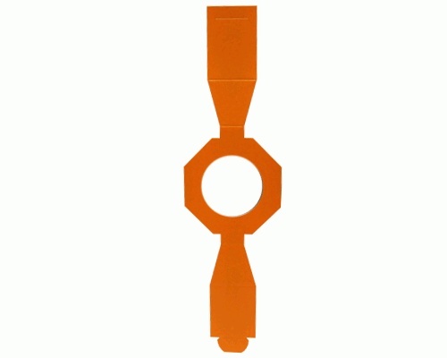 Sleeve polygon sunset orange for sleeve-me box  