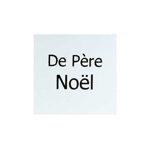 Wish label De Père Noël white gold 500pcs
