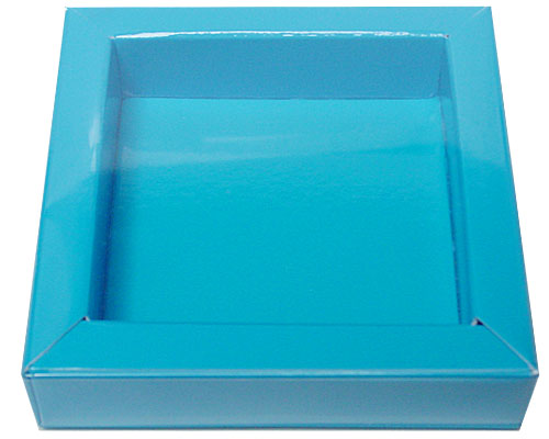 Windowbox 66x66x19mm lagune laqué