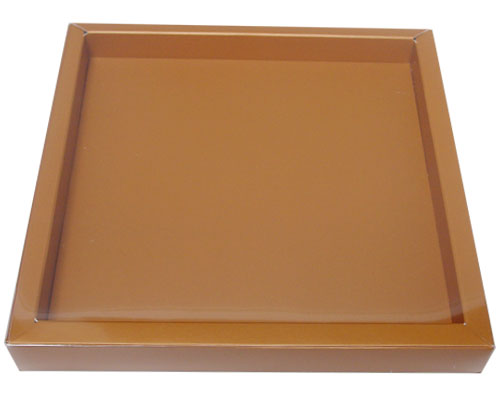 Windowbox 166x166x19mm hazelnut