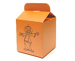 Cubebox Large Halloween orange antracite 