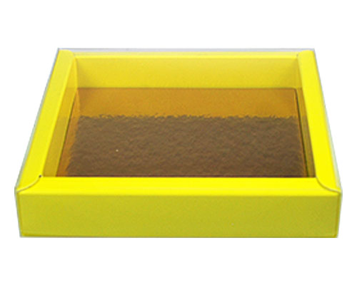 Windowbox 126x126x24mm jaune laque