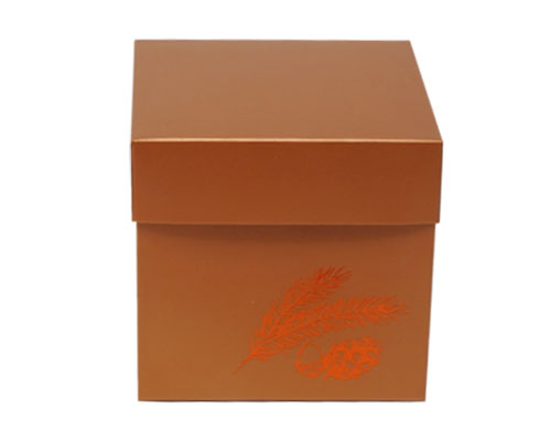 Cubebox Autumn figures 500 gr. hazelnut