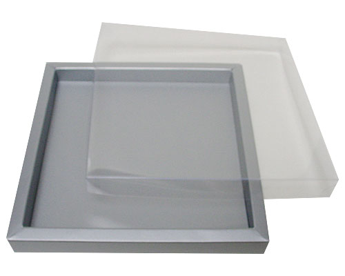 Windowbox 166x166x19mm silver