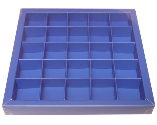 Windowbox 166x166x19mm 25 division ocean blue