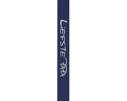 Ribanbel liefste papa night blue/silver