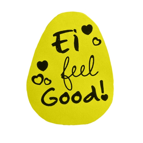 Label Ei feel good shiny lime shiny green 500pcs