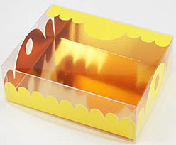box Marquis rectangular large jaune laque
